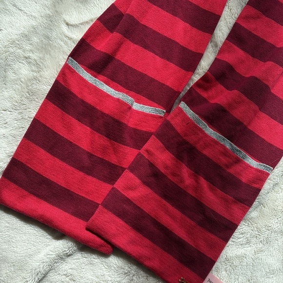 Juicy Couture Extra Long Red Pink Purple Extra long scarf with pockets - Picture 2 of 6